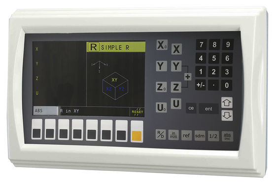 Unidade de leitura digital de 3 eixos para perfuração de 2-4 codificadores lineares, resolução de 5-0,1 μm, sinal de quadratura A / B