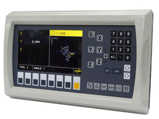 3 codificador de vidro linear da escala do Readout de Digitas DRO da linha central TTL para moer