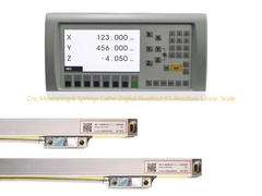 Kit de Leitura Digital para Torno com 6 Molas de Medição CNC, Escala Linear Absoluta
