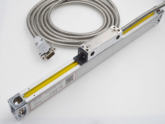 Encoder Óptico Linear Incremental Compacto e Durável para Torno Fresador